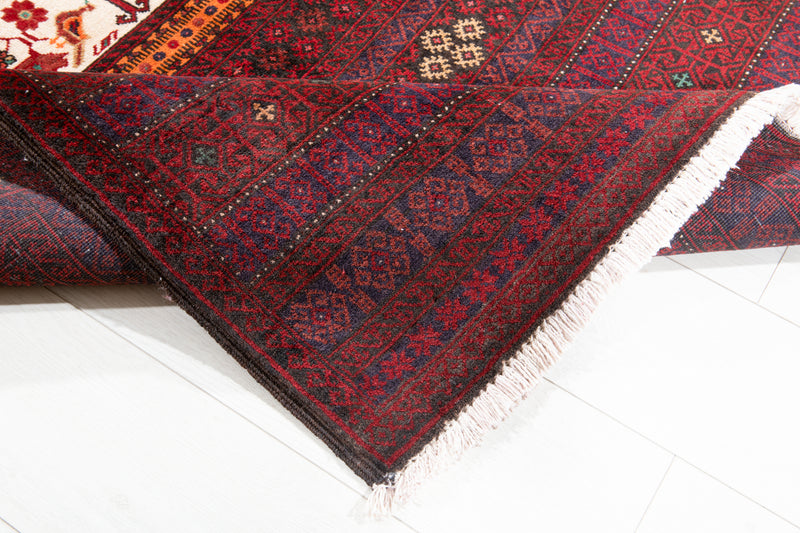 6' 7" x 3' 4" Excellent Hand-Knotted Fine Baluch Tribal Rug - Yasi & Fara 