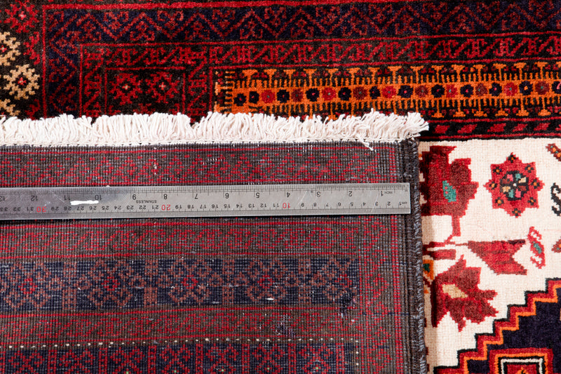 6' 7" x 3' 4" Excellent Hand-Knotted Fine Baluch Tribal Rug - Yasi & Fara 
