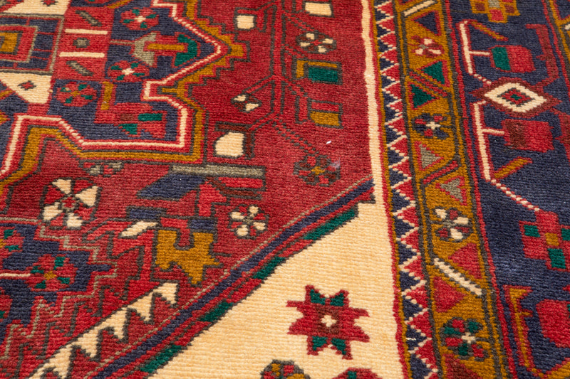 10' 5" x 3' 10" Excellent Hand-Knotted Vintage Collectible Tribal Runner Rug - Yasi & Fara 