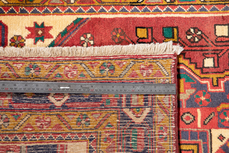 10' 5" x 3' 10" Excellent Hand-Knotted Vintage Collectible Tribal Runner Rug - Yasi & Fara 