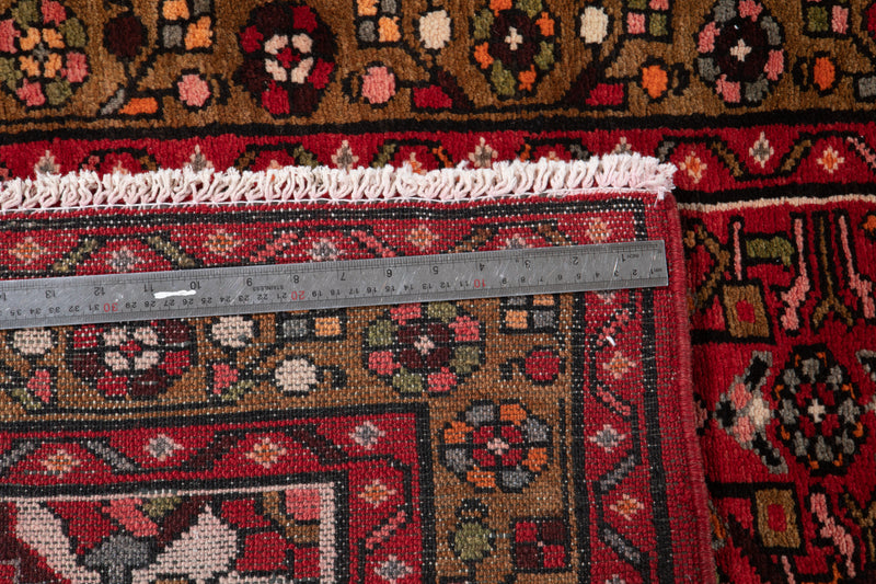 10' 7" x 3' 7" Excellent Hand-Knotted Soft Tribal Runner Rug - Yasi & Fara 