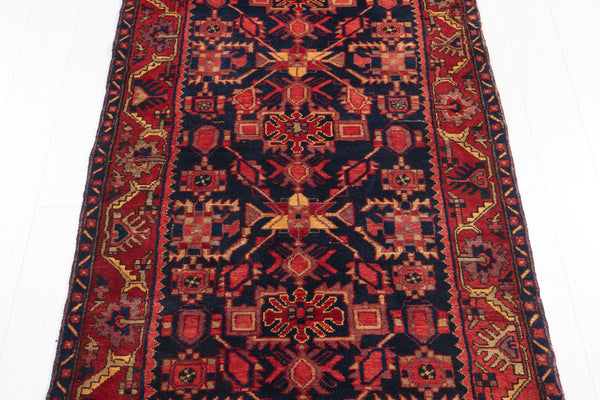 13' 5" x 3' 9" Excellent Hand-Knotted Antique Collectible Tribal Runner Rug - Yasi & Fara 