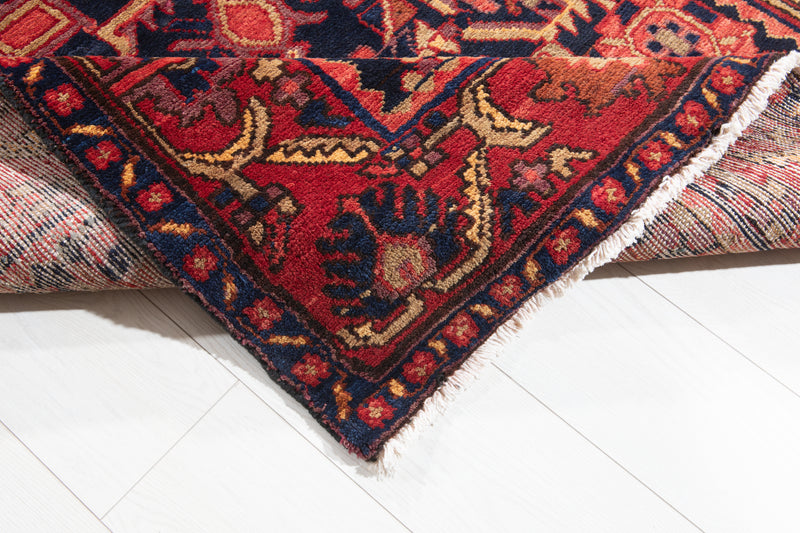 13' 5" x 3' 9" Excellent Hand-Knotted Antique Collectible Tribal Runner Rug - Yasi & Fara 