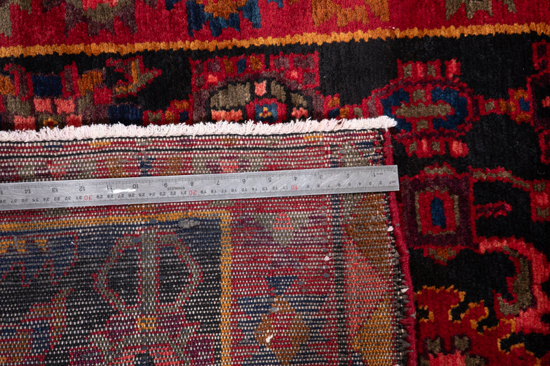 13' 10" x 3' 5" Excellent Hand-Knotted Antique Collectible Tribal Runner Rug - Yasi & Fara 