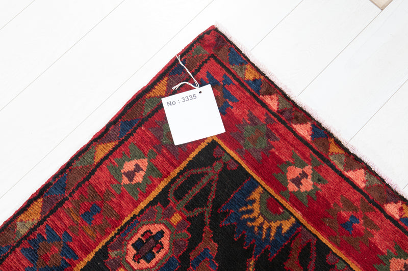 13' 10" x 3' 5" Excellent Hand-Knotted Antique Collectible Tribal Runner Rug - Yasi & Fara 