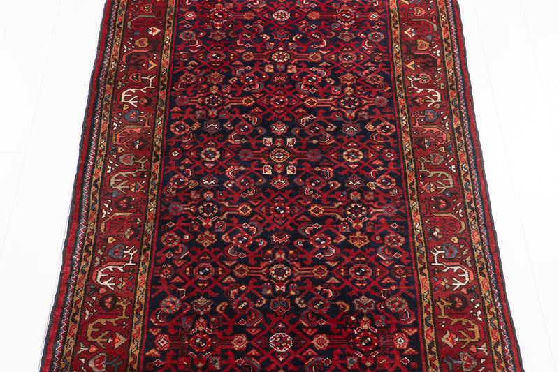 10' 1" x 3' 7" Excellent Hand-Knotted Vintage Collectible Tribal Runner Rug - Yasi & Fara 