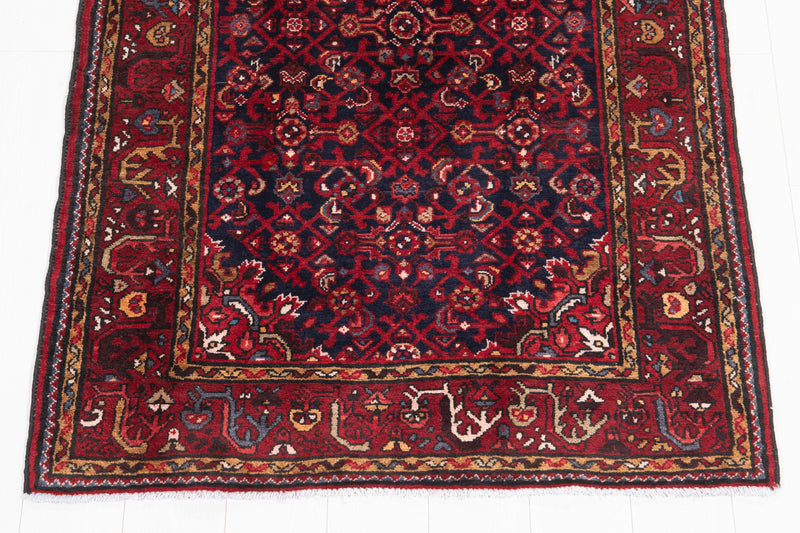 10' 1" x 3' 7" Excellent Hand-Knotted Vintage Collectible Tribal Runner Rug - Yasi & Fara 