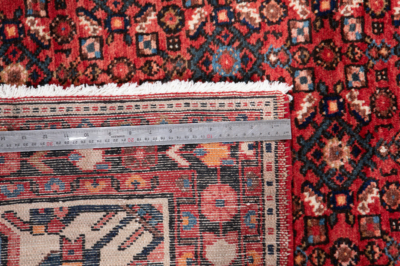 14' 2" x 3' 10" Excellent Hand-Knotted Collectible Vintage Tribal Runner Rug - Yasi & Fara 