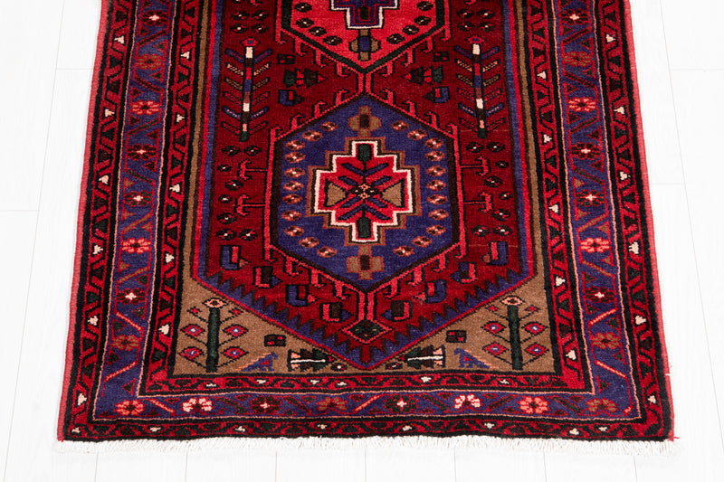 6' 5" x 3' 5" Excellent Hand-Knotted Vintage Soft Tribal Rug - Yasi & Fara 