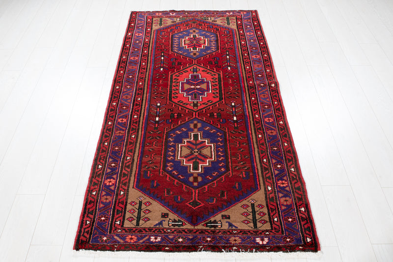6' 5" x 3' 5" Excellent Hand-Knotted Vintage Soft Tribal Rug - Yasi & Fara 