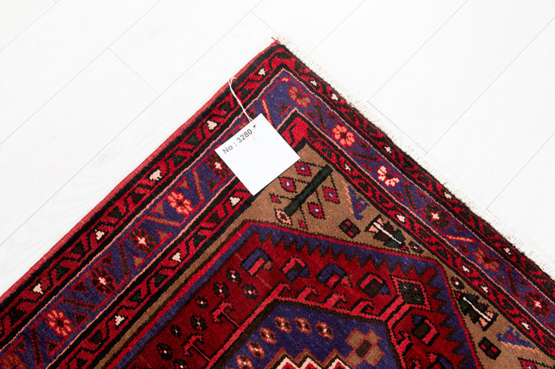 6' 5" x 3' 5" Excellent Hand-Knotted Vintage Soft Tribal Rug - Yasi & Fara 