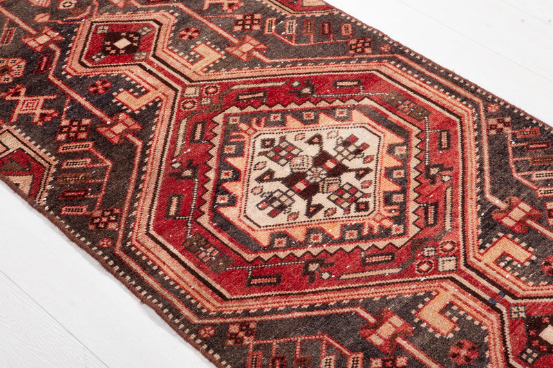 6' 1" x 2' 7" Excellent Hand-Knotted Vintage Tribal Rug - Yasi & Fara 