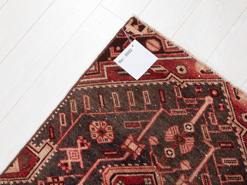 6' 1" x 2' 7" Excellent Hand-Knotted Vintage Tribal Rug - Yasi & Fara 
