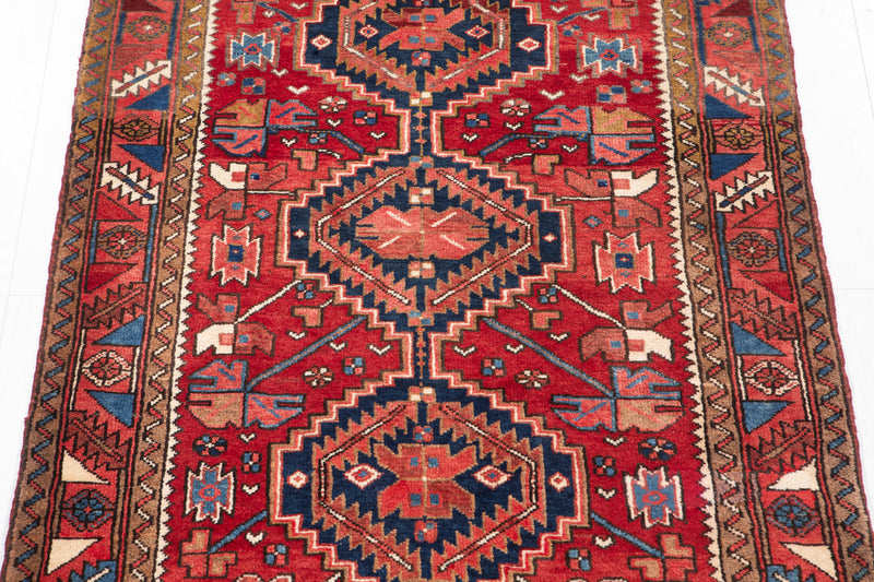 7' x 3' 9" Excellent Hand-Knotted Collectible Vintage Tribal Rug - Yasi & Fara 