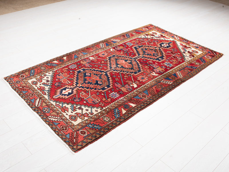 7' x 3' 9" Excellent Hand-Knotted Collectible Vintage Tribal Rug - Yasi & Fara 