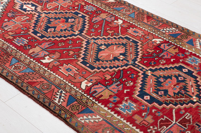 7' x 3' 9" Excellent Hand-Knotted Collectible Vintage Tribal Rug - Yasi & Fara 