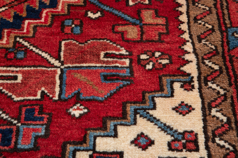 7' x 3' 9" Excellent Hand-Knotted Collectible Vintage Tribal Rug - Yasi & Fara 