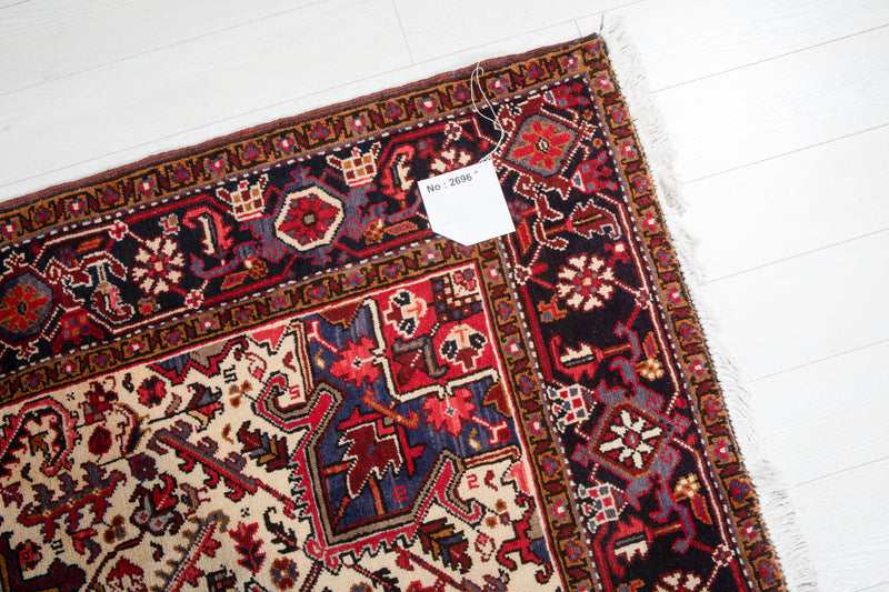 9' 4" x 6' 7" Excellent Hand-Knotted Vintage Tribal Rug - Yasi & Fara 