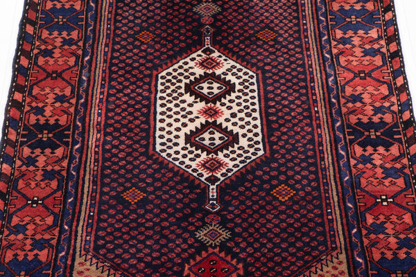 6' 7" x 4' 1" Excellent Hand-Knotted Vintage Collectible Soft Tribal Rug - Yasi & Fara 