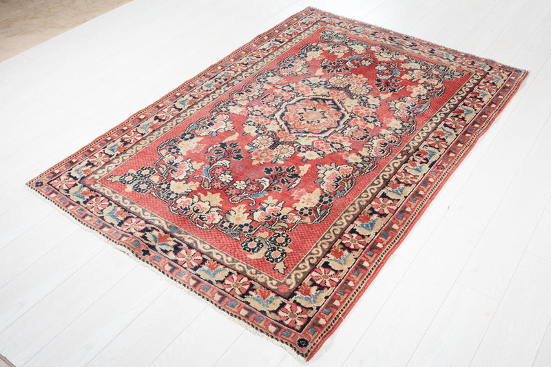 6' 5" x 4' 4" Excellent Hand-Knotted Antique Tribal Rug - Yasi & Fara 