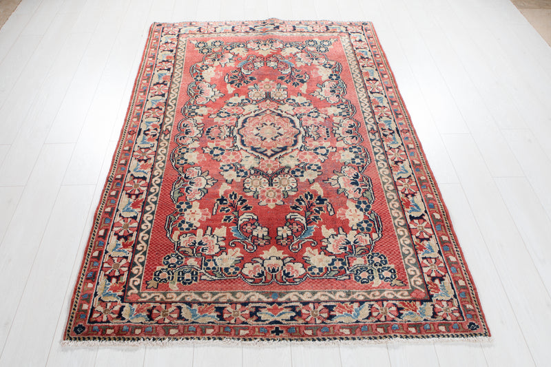 6' 5" x 4' 4" Excellent Hand-Knotted Antique Tribal Rug - Yasi & Fara 