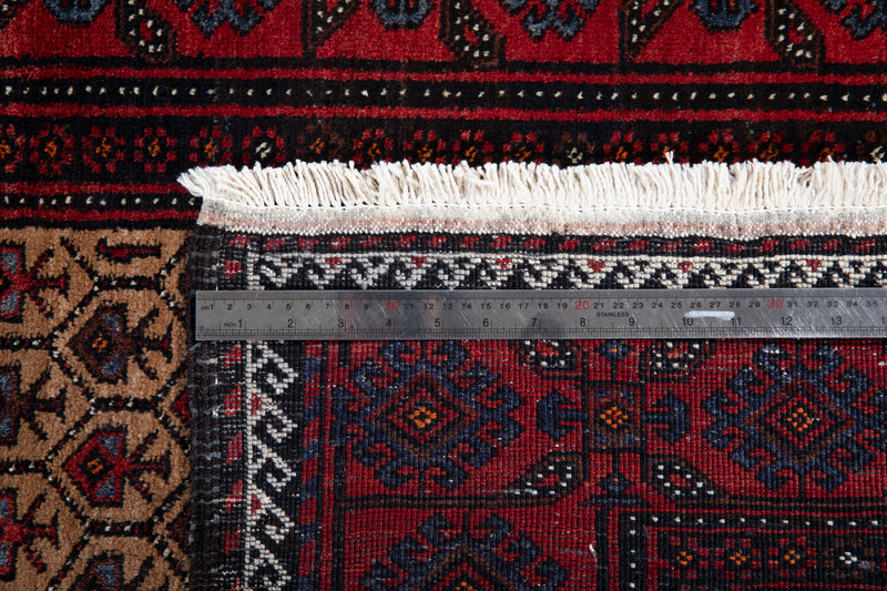 6' 6" x 3' 6" Excellent Hand-Knotted Collectible Fine Baluch Vintage Tribal Rug - Yasi & Fara 