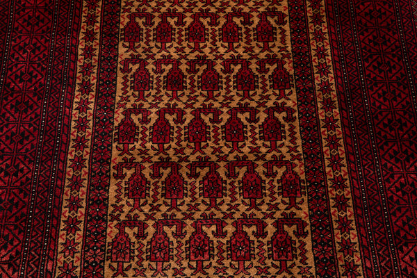 6' 4" x 3' 2" Excellent Hand-Knotted Vintage Tribal Rug - Yasi & Fara 