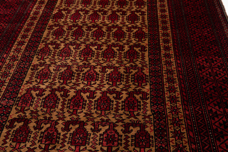 6' 4" x 3' 2" Excellent Hand-Knotted Vintage Tribal Rug - Yasi & Fara 