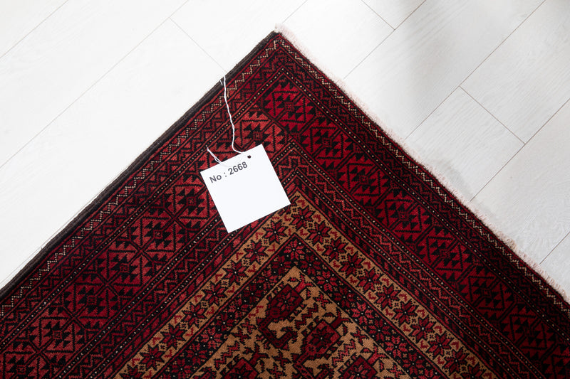 6' 4" x 3' 2" Excellent Hand-Knotted Vintage Tribal Rug - Yasi & Fara 