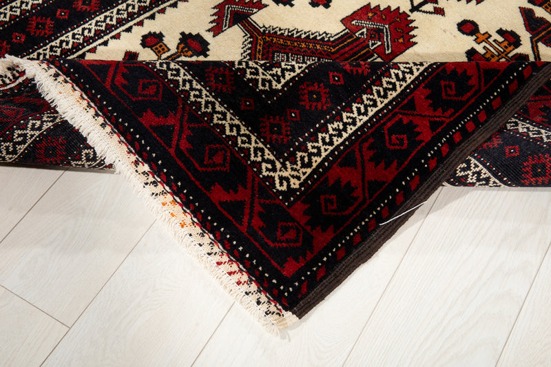 6' 3" x 3' 5" Excellent Hand-Knotted Collectible Vintage Fine Tribal Rug - Yasi & Fara 