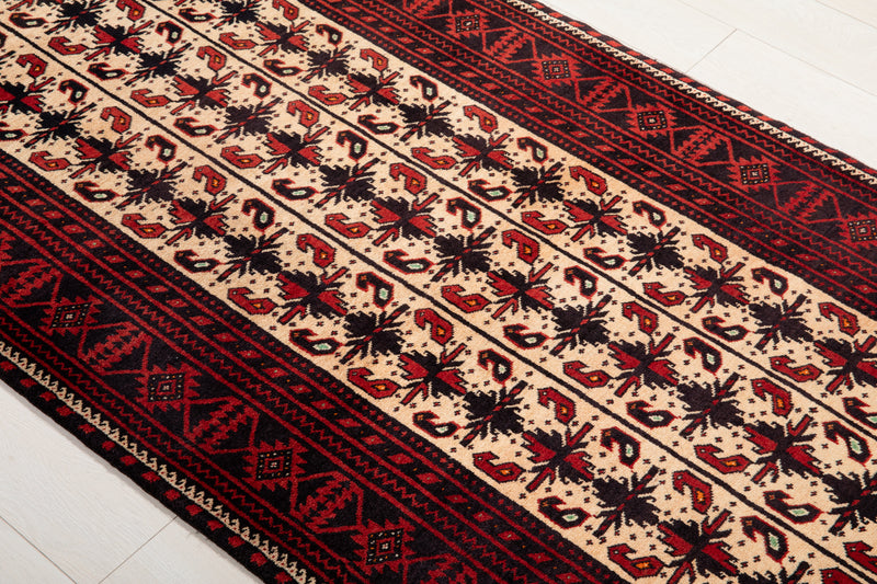 6' 5" x 3' 5" Excellent Hand-Knotted Vintage Tribal Rug - Yasi & Fara 