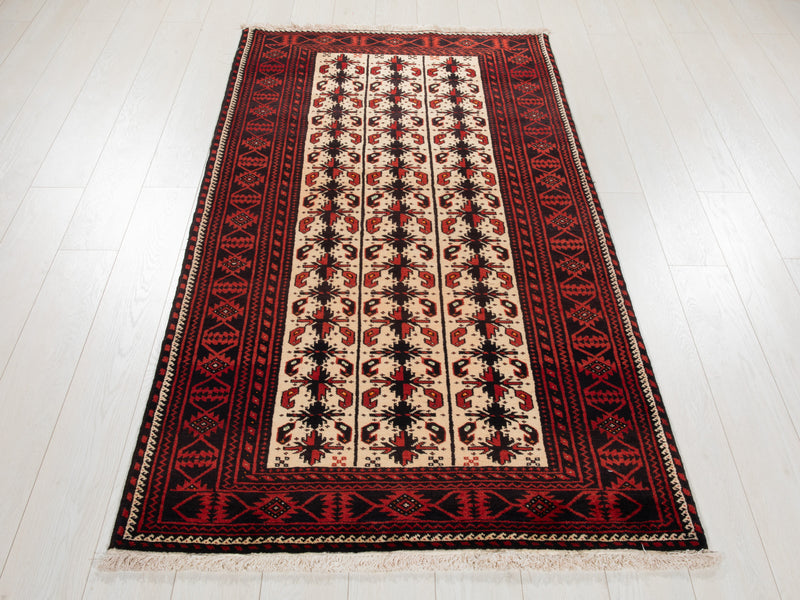 6' 5" x 3' 5" Excellent Hand-Knotted Vintage Tribal Rug - Yasi & Fara 