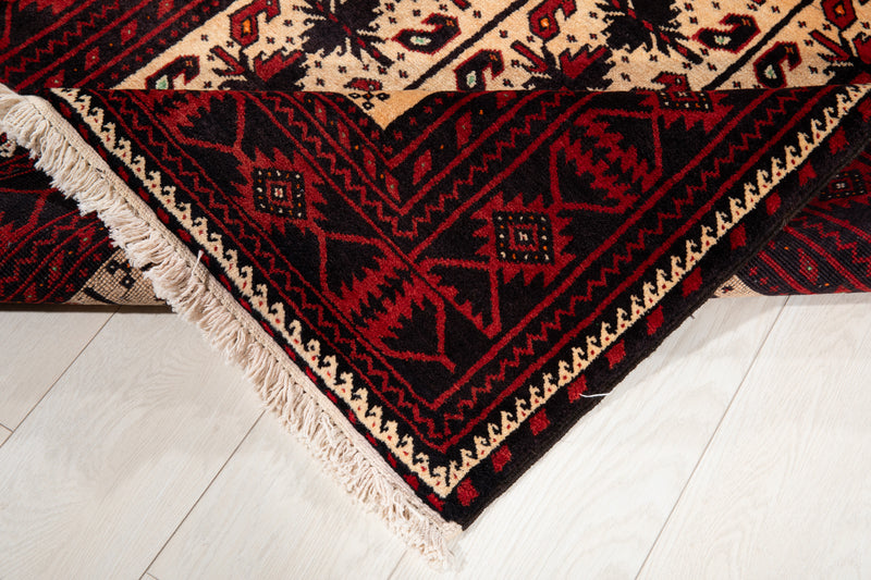 6' 5" x 3' 5" Excellent Hand-Knotted Vintage Tribal Rug - Yasi & Fara 