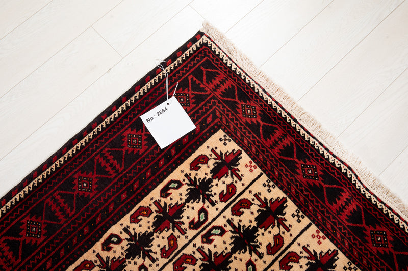 6' 5" x 3' 5" Excellent Hand-Knotted Vintage Tribal Rug - Yasi & Fara 