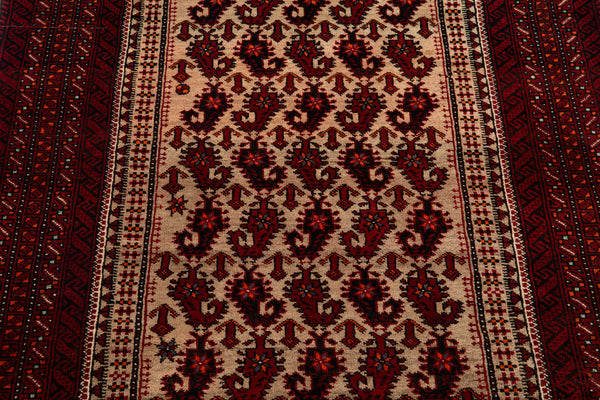 6' 6" x 3' 5" Excellent Hand-Knotted Collectible Fine Vintage Tribal Rug - Yasi & Fara 