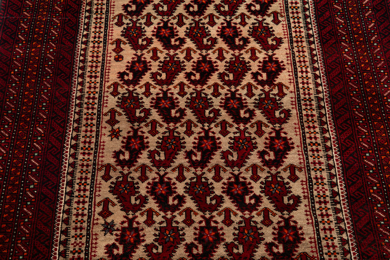 6' 6" x 3' 5" Excellent Hand-Knotted Collectible Fine Vintage Tribal Rug - Yasi & Fara 