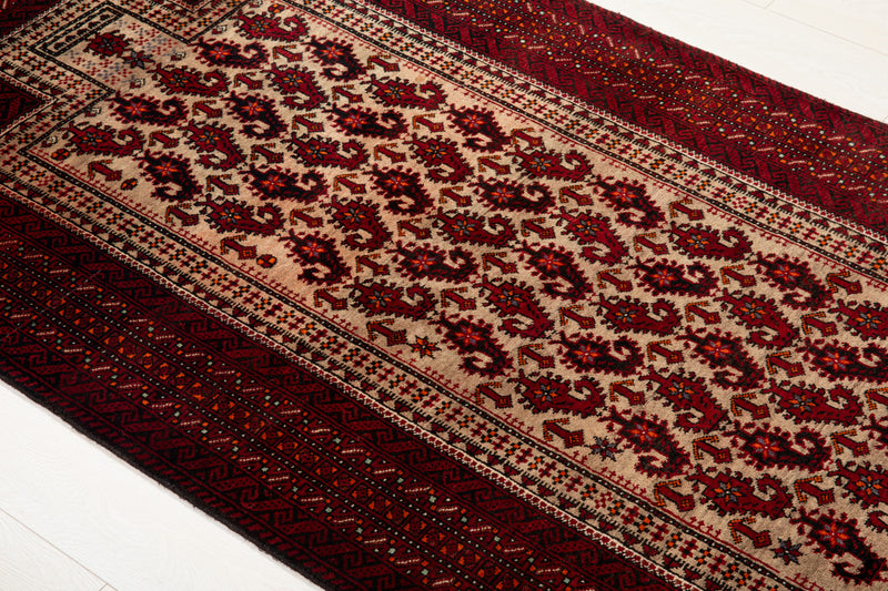 6' 6" x 3' 5" Excellent Hand-Knotted Collectible Fine Vintage Tribal Rug - Yasi & Fara 