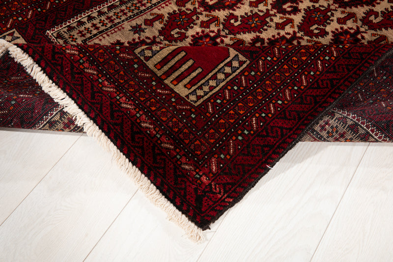 6' 6" x 3' 5" Excellent Hand-Knotted Collectible Fine Vintage Tribal Rug - Yasi & Fara 