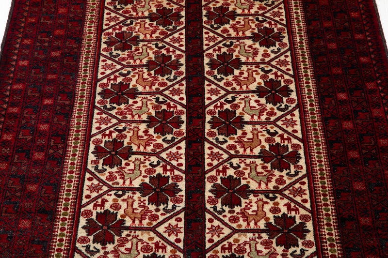 6' x 3' 5" Excellent Hand-Knotted Collectible Vintage Fine Tribal Rug - Yasi & Fara 