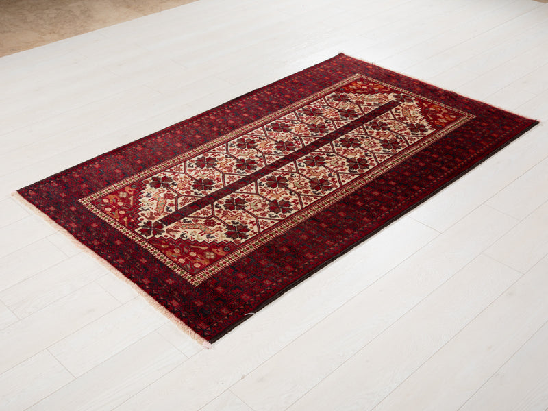 6' x 3' 5" Excellent Hand-Knotted Collectible Vintage Fine Tribal Rug - Yasi & Fara 