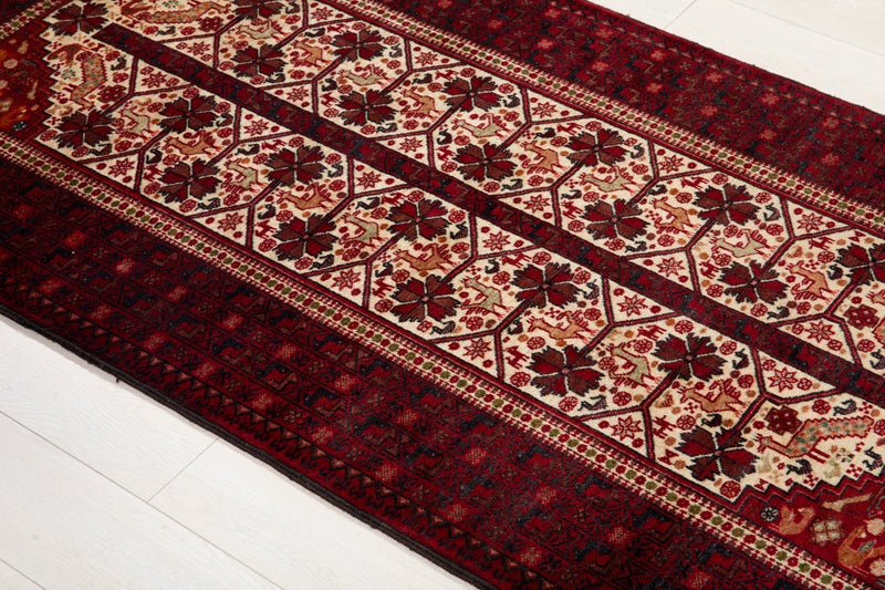 6' x 3' 5" Excellent Hand-Knotted Collectible Vintage Fine Tribal Rug - Yasi & Fara 