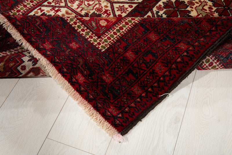 6' x 3' 5" Excellent Hand-Knotted Collectible Vintage Fine Tribal Rug - Yasi & Fara 