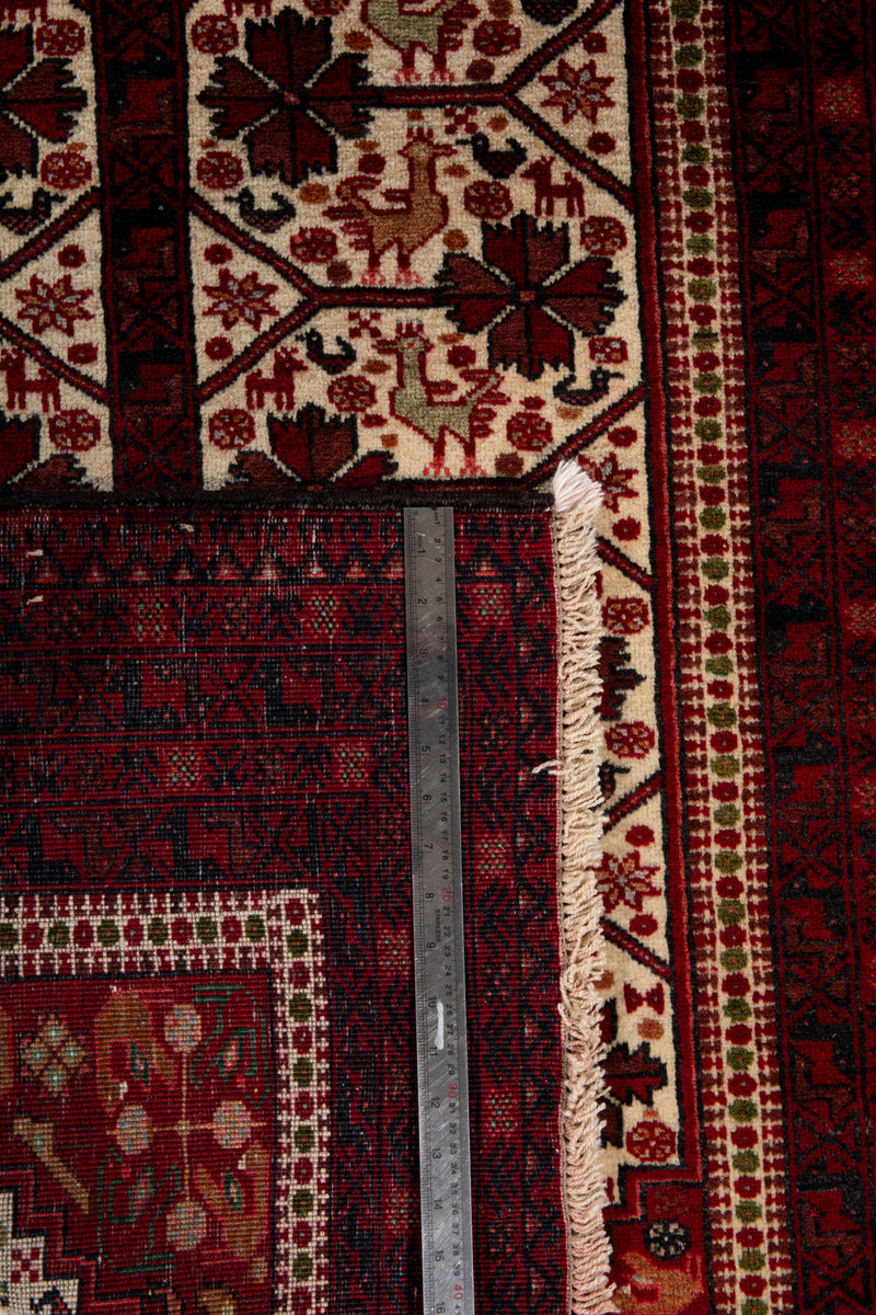 6' x 3' 5" Excellent Hand-Knotted Collectible Vintage Fine Tribal Rug - Yasi & Fara 