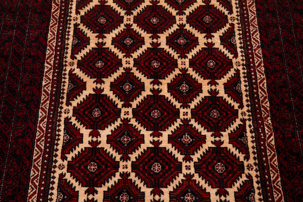 6' 6" x 3' 4" Excellent Hand-Knotted Vintage Tribal Rug - Yasi & Fara 