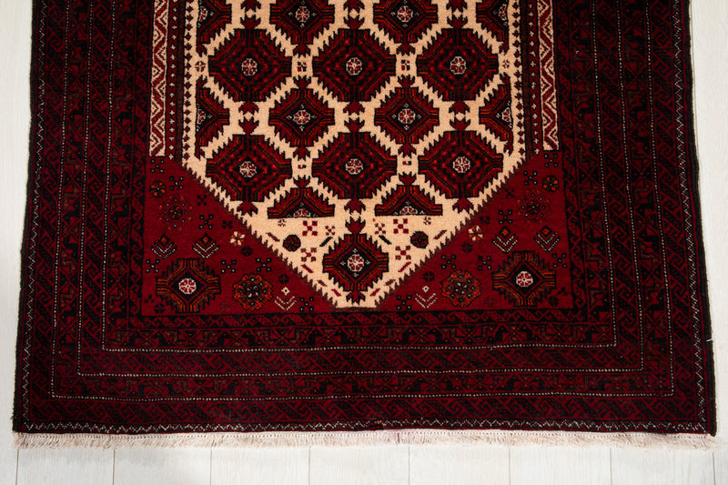 6' 6" x 3' 4" Excellent Hand-Knotted Vintage Tribal Rug - Yasi & Fara 