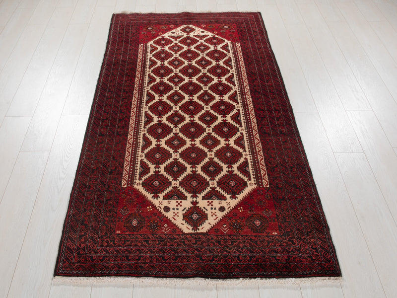 6' 6" x 3' 4" Excellent Hand-Knotted Vintage Tribal Rug - Yasi & Fara 