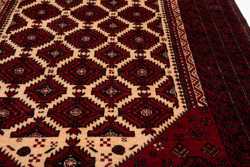 6' 6" x 3' 4" Excellent Hand-Knotted Vintage Tribal Rug - Yasi & Fara 