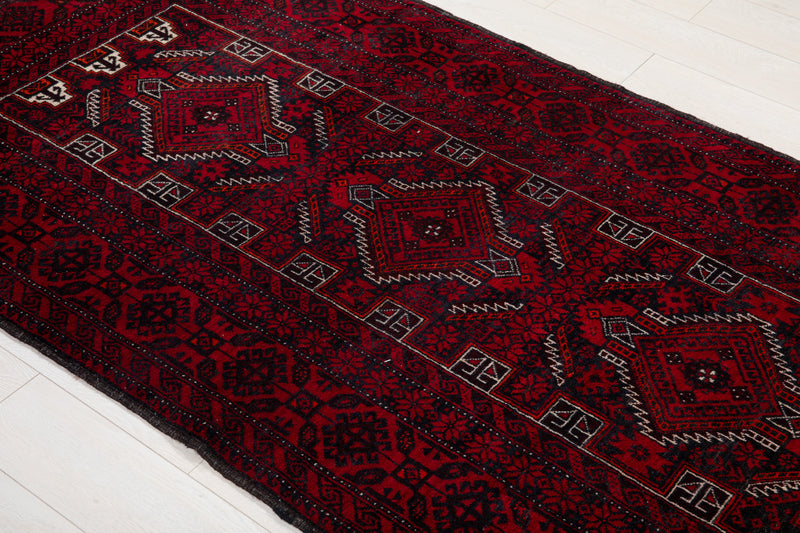 7' 5" x 3' 8" Excellent Hand-Knotted Collectible Vintage Fine Tribal Rug - Yasi & Fara 