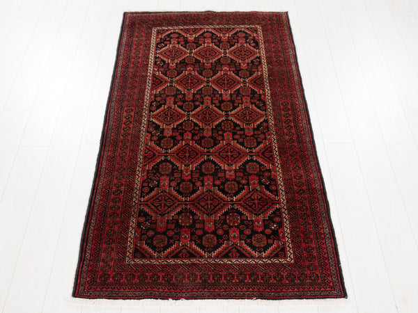 6' 10" x 3' 5" Excellent Hand-Knotted Collectible Vintage Fine Tribal Rug - Yasi & Fara 