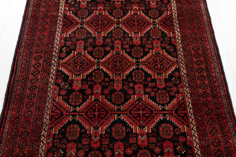 6' 10" x 3' 5" Excellent Hand-Knotted Collectible Vintage Fine Tribal Rug - Yasi & Fara 